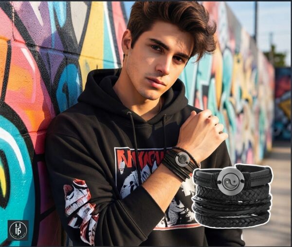 PULSERA ZENITH NOIR YIN YAN EQUILIBRIO Y PODER