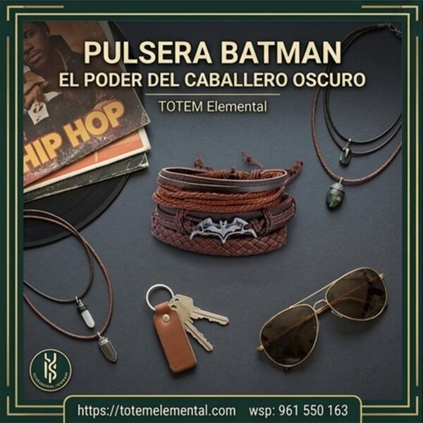 PULSERA BATMAN EL PODER DEL CABALLERO OSCURO 1