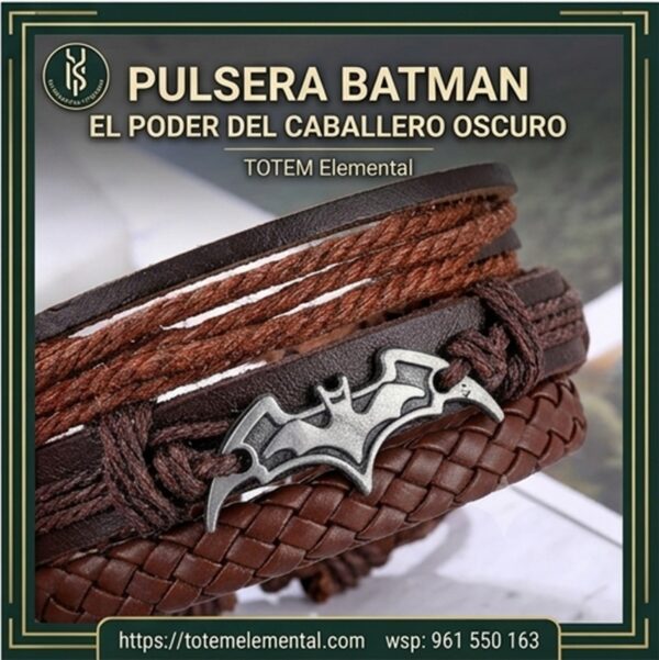 PULSERA BATMAN EL PODER DEL CABALLERO OSCURO 1