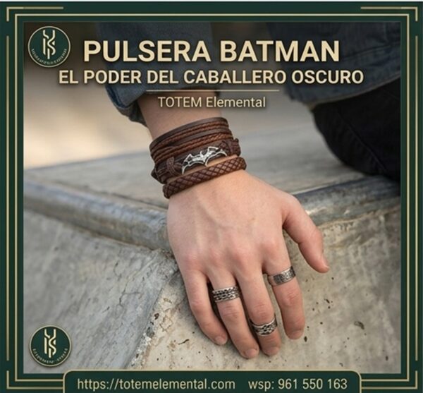 PULSERA BATMAN EL PODER DEL CABALLERO OSCURO 1