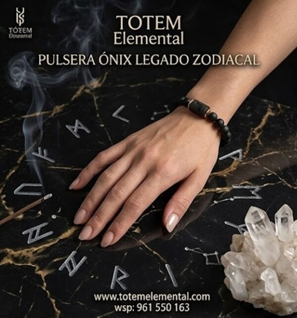PULSERA ONIX ZODIACAL