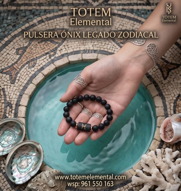PULSERA ONIX ZODIACAL