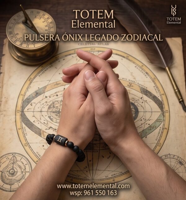 PULSERA ONIX ZODIACAL