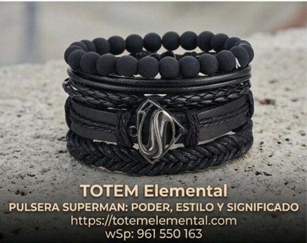 PULSERA SUPERMAN PODER ESTILO Y SIGNIFICADO 1
