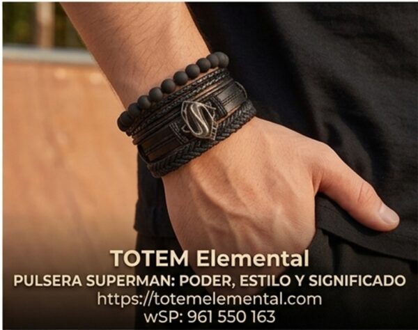 PULSERA SUPERMAN PODER ESTILO Y SIGNIFICADO 1