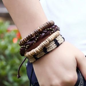 NUEVO PACK DE PULSERAS ARTESANALES – ESTILO RÚSTICO Y AUTÉNTICO