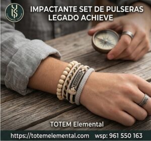IMPACTANTE SET DE PULSERAS LEGADO ACHIEVE