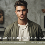COLLAR BOHEMIO ARTESANAL BLANCO