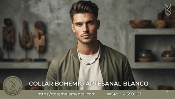 COLLAR BOHEMIO ARTESANAL BLANCO
