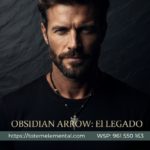 COLLAR OBSIDIAN ARROW EL LEGADO
