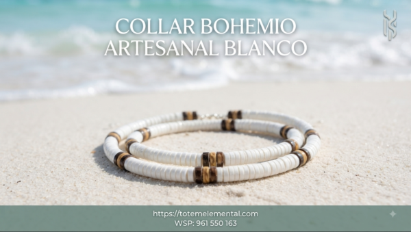 COLLAR BOHEMIO ARTESANAL BLANCO