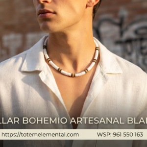 COLLAR BOHEMIO ARTESANAL BLANCO