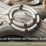 COLLAR BOHEMIO ARTESANAL BLANCO