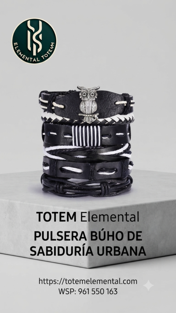PULSERA BÚHO-SABIDURÍA URBANA