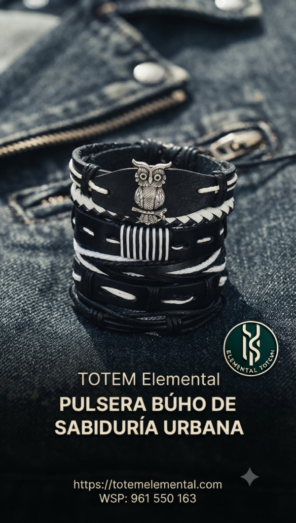 PULSERA BÚHO-SABIDURÍA URBANA