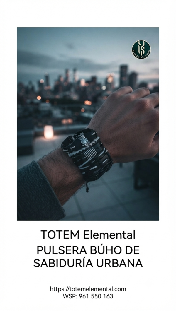 PULSERA BÚHO-SABIDURÍA URBANA