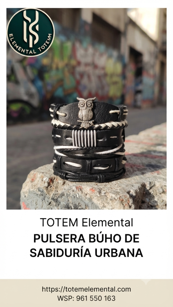 PULSERA BÚHO-SABIDURÍA URBANA