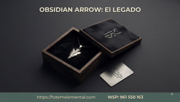 COLLAR OBSIDIAN ARROW EL LEGADO