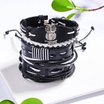 Pulsera de Cuero con Búho – Estilo, Protección y Energía en un Solo Accesorio