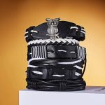 Pulsera de Cuero con Búho – Estilo, Protección y Energía en un Solo Accesorio