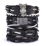 Pulsera de Cuero con Búho – Estilo, Protección y Energía en un Solo Accesorio