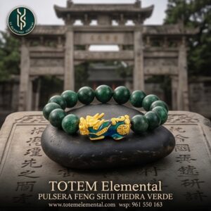 PULSERA FENG SHUI PIEDRA VERDE