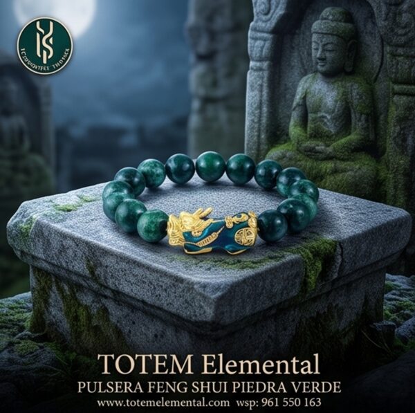 PULSERA FENG SHUI PIEDRA VERDE