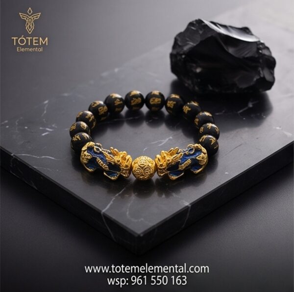 PULSERA FENG SHUI PIXIU DORADO