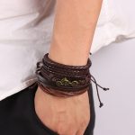 Usa un título claro y descriptivo que incluya palabras clave relevantes — por ejemplo: “Pulsera de cuero boho-rock con charm metálico — accesorio unisex”. Esto ayuda a que la página sea fácilmente encontrada por quienes buscan pulseras de cuero, accesorios rockeros, joyería boho, etc.
