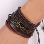 Usa un título claro y descriptivo que incluya palabras clave relevantes — por ejemplo: “Pulsera de cuero boho-rock con charm metálico — accesorio unisex”. Esto ayuda a que la página sea fácilmente encontrada por quienes buscan pulseras de cuero, accesorios rockeros, joyería boho, etc.