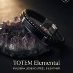 BRAZALETE LEGEND STEEL & LEATHER