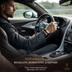 BRAZALETE LEGEND STEEL & LEATHER