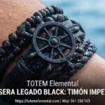 PULSERA LEGADO BLACK: TIMÓN IMPERIAL