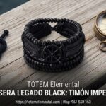PULSERA LEGADO BLACK: TIMÓN IMPERIAL