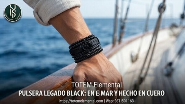 PULSERA LEGADO BLACK: TIMÓN IMPERIAL