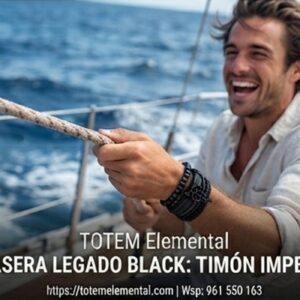 PULSERA LEGADO BLACK TIMÓN IMPERIAL6 PULSERA LEGADO BLACK: TIMÓN IMPERIAL