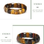 El Brazalete Trascendental rompe con lo convencional: hemos sustituido las esferas comunes por un diseño de bloques rectangulares pulidos, creando una estructura arquitectónica que proyecta una imagen de solidez, orden y sofisticación absoluta.