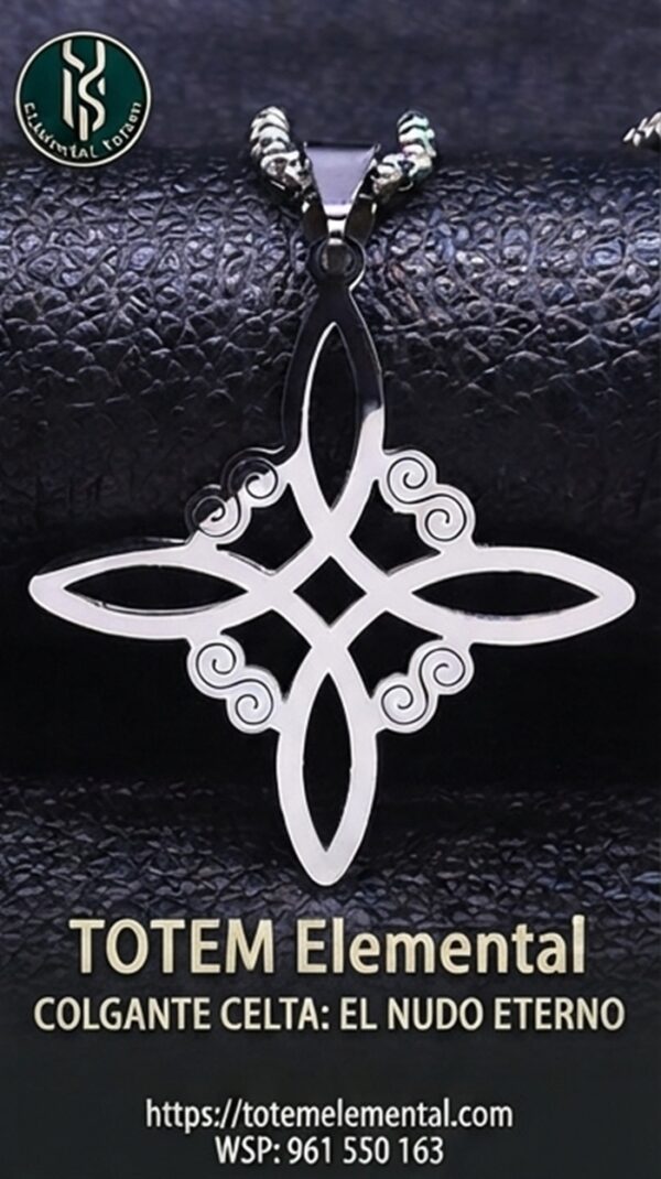 COLLAR COLGANTE CELTA EL NUDO ETERNO