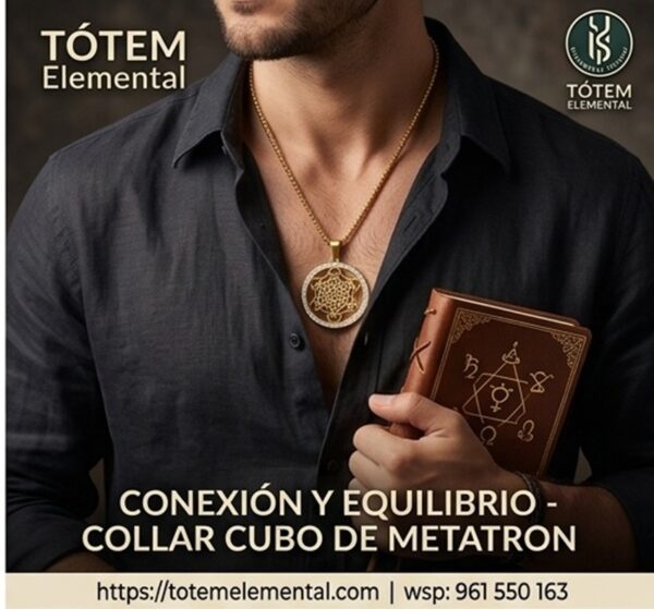 COLLAR CUBO DE METATRÓN