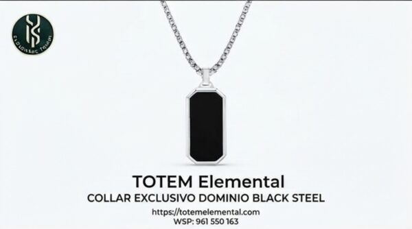 COLLAR DOMINIO BLACK STEEL