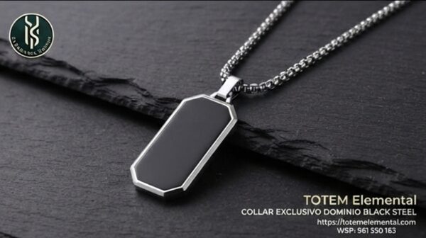 COLLAR DOMINIO BLACK STEEL