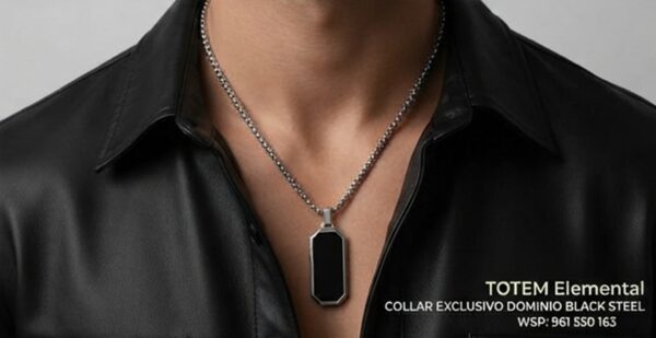 COLLAR DOMINIO BLACK STEEL