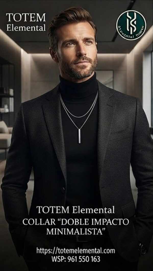 COLLAR EXCLUSIVO “DOBLE IMPACTO MINIMALISTA”