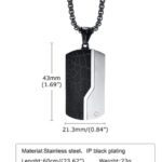 collar geométrico de acero inoxidable negro está diseñado para hombres que quieren proyectar seguridad, carácter y estilo moderno.