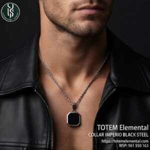 COLLAR IMPERIO BLACK STEEL12 COLLAR IMPERIO BLACK STEEL
