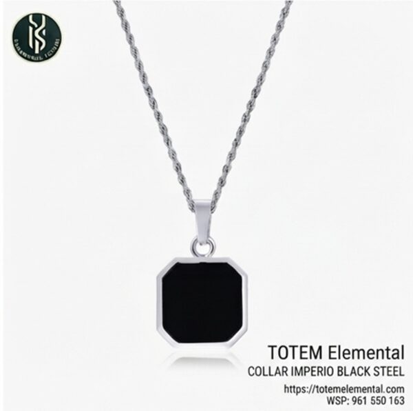 COLLAR IMPERIO BLACK STEEL