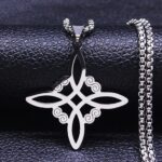 🔮 Collar Nudo de Brujas Protector – Poder Místico y Elegancia 🔮 Un amuleto ancestral que combina protección, estilo y misterio.
