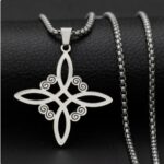 🔮 Collar Nudo de Brujas Protector – Poder Místico y Elegancia 🔮 Un amuleto ancestral que combina protección, estilo y misterio.