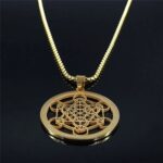 🌌 ELEGANCIA ANCESTRAL: El Cubo de Metatrón en Acero Quirúrgico Premium