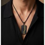 COLLAR STEEL TAGS BLACK